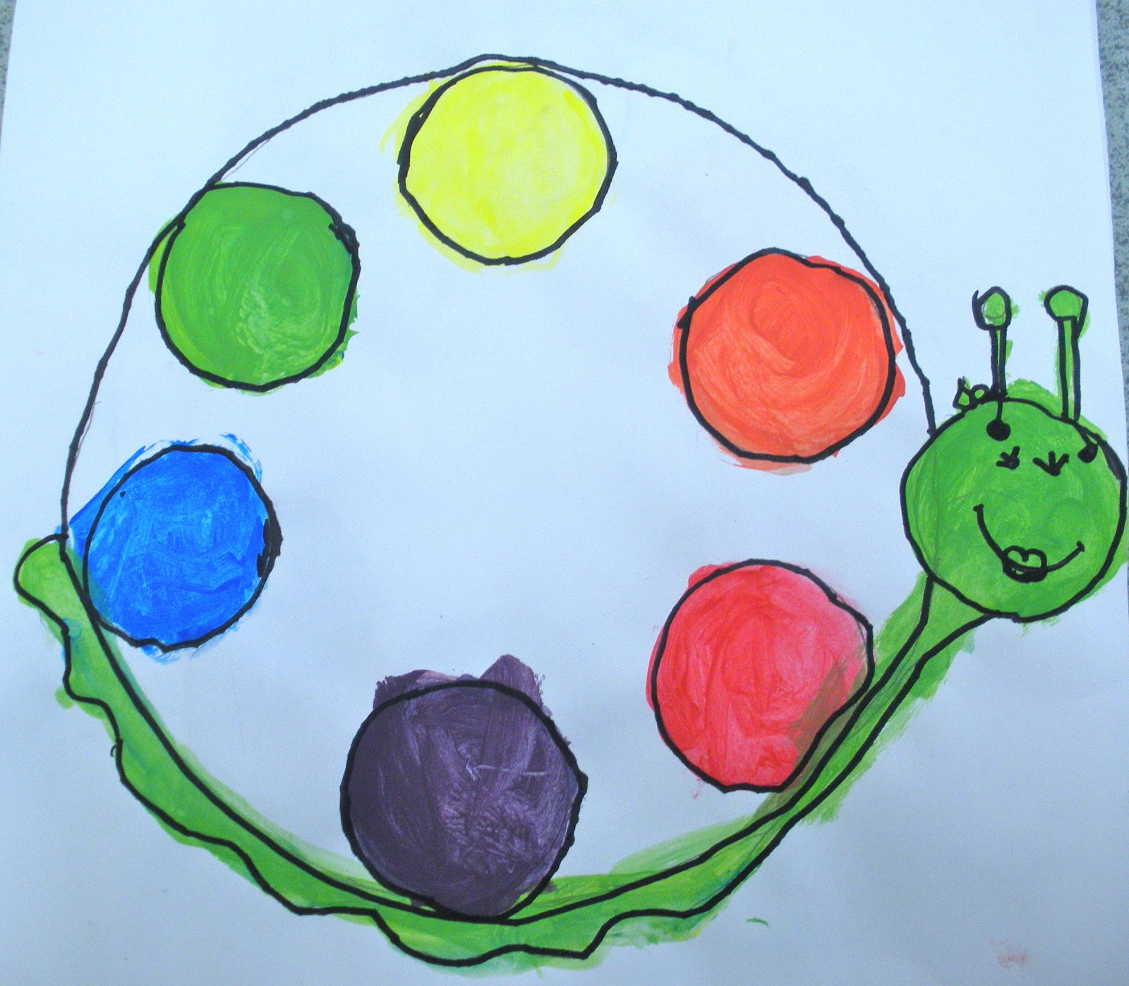The Small Art Teacher Blog Color Wheel Snails (1st Grade)