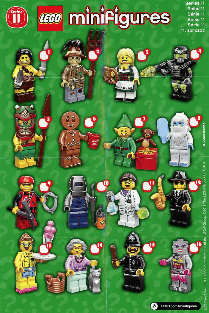 LEGO Collectible Minifigure Series 25 leaks with 12 new minifigs