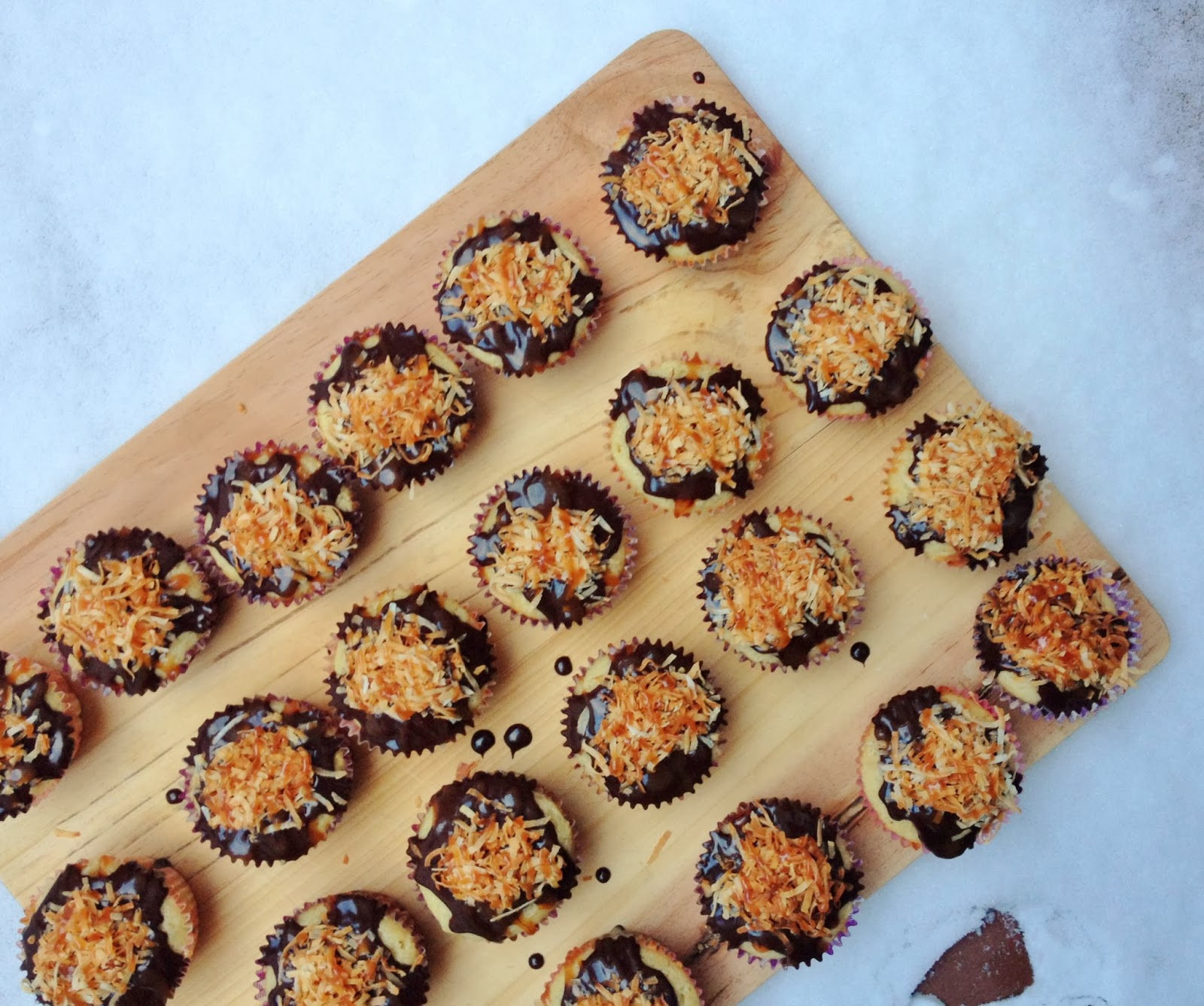 Whisking Through Life "Samoas"/"Caramel Delight" Cupcakes