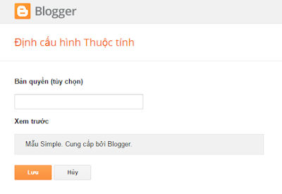Cách xóa bỏ dòng chữ "Cung cấp bởi Blogger" trong Blogspot