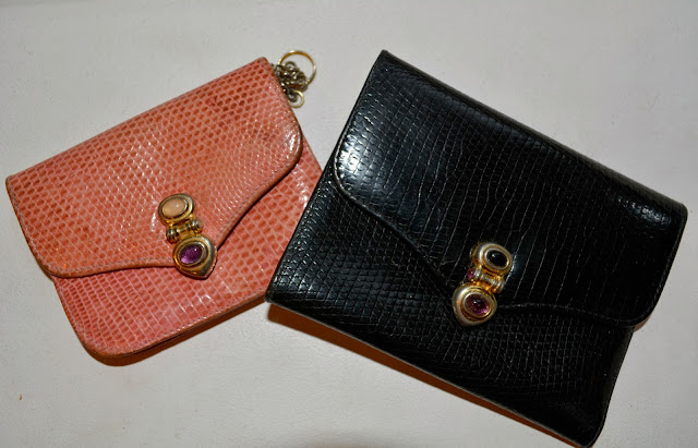 thrifted judith leiber wallets from an estate sale