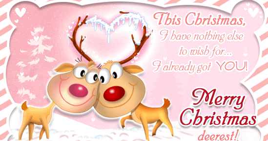 Abstrack Wallpaper: I Love merry Christmas