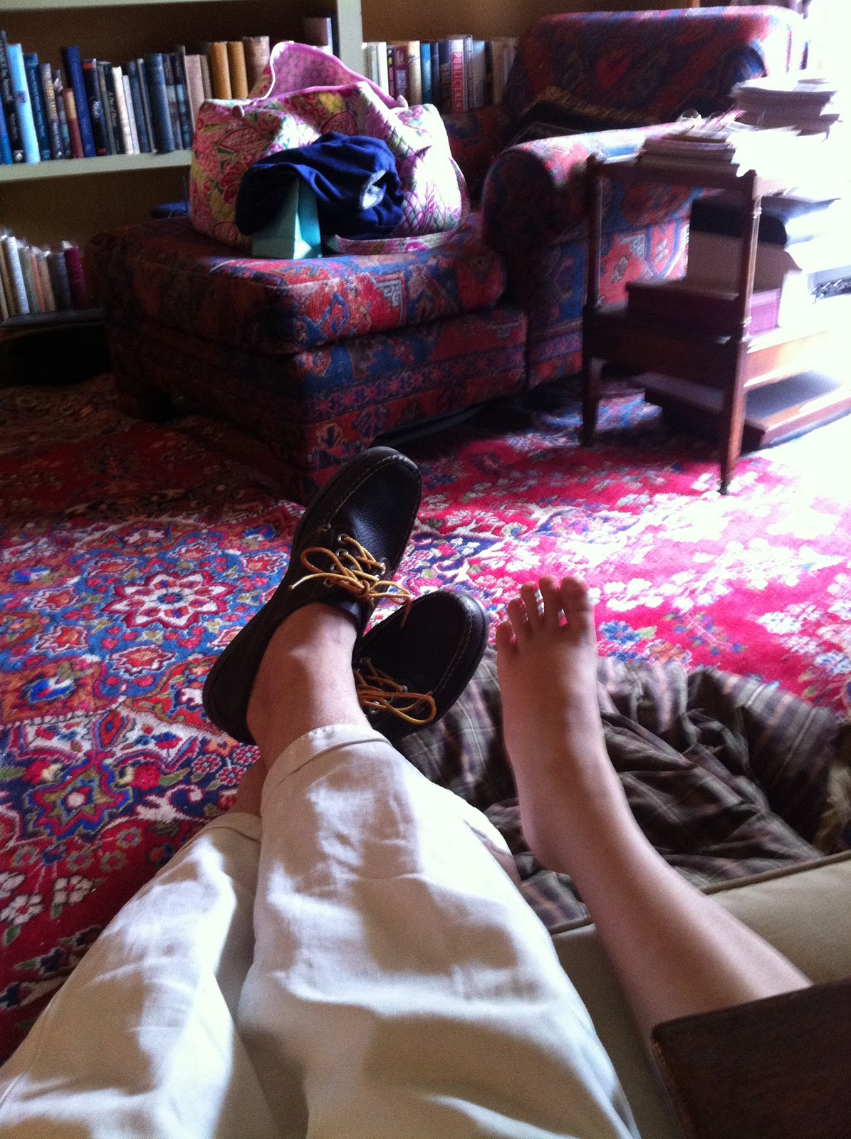 Maxminimus Windmill Jousting...at the L.L. Bean Blucher Moc