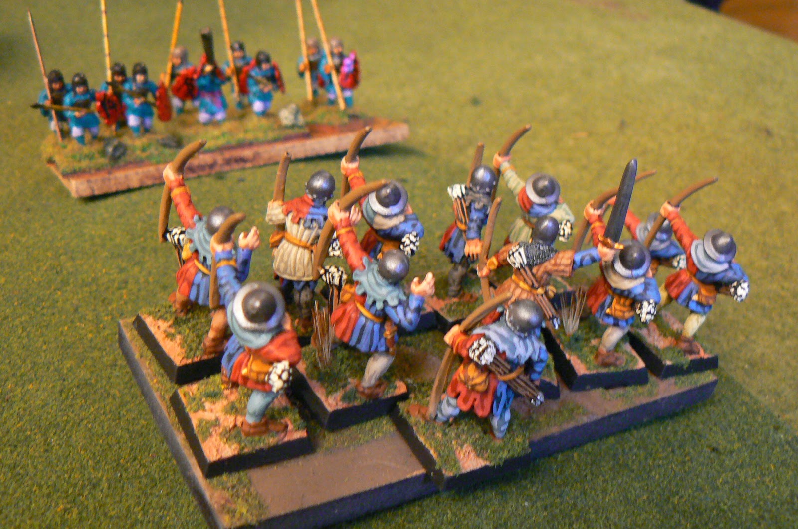Dots of Paint a game of "Lion Rampant" rules