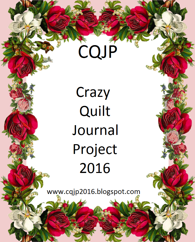 Crazy Quilt Journal Project 2016
