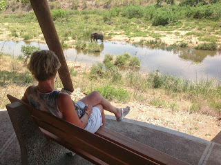 We waren naar 'Mooiplaas' gegaan om koffie te drinken op de picknickplaats.