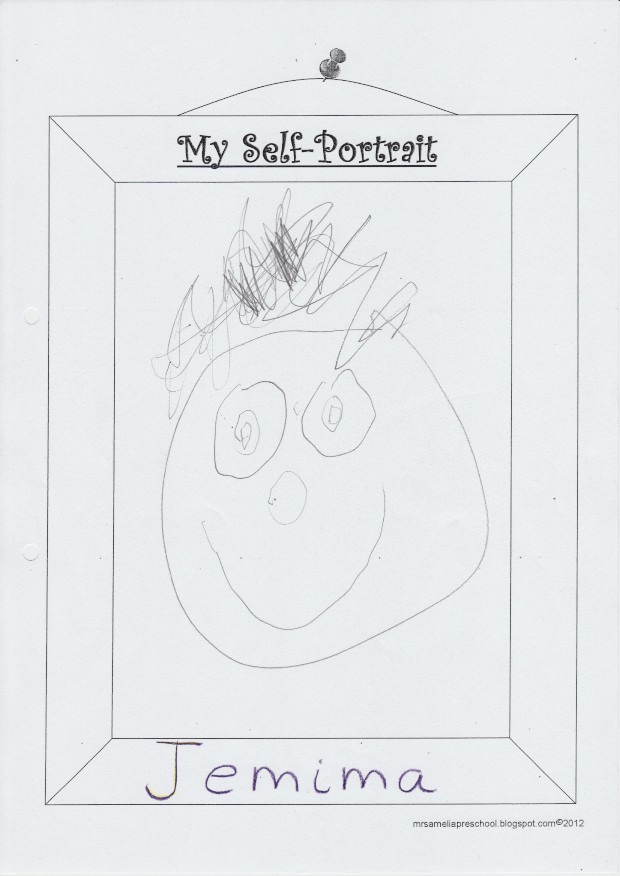 self portrait template de mello teaching self portrait self portrait template de mello teaching self portrait