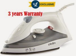 Citron Dry & Steam Iron with 03 Years Warranty – Flat 35% Off – starts from Rs.399 (Limited Period Offer)