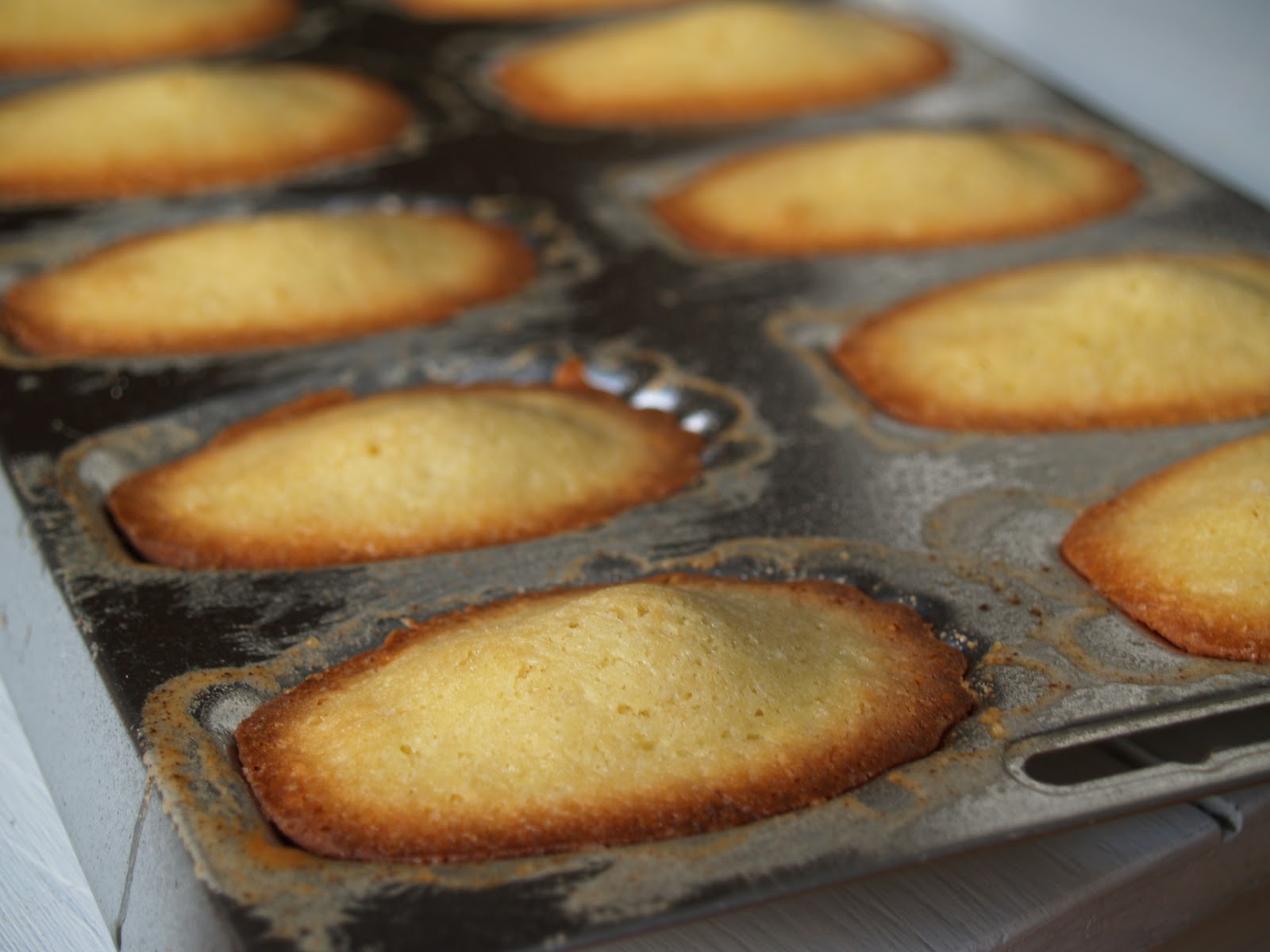 Persimmon and Peach Julia Child's 100th Birthday & Madeleines