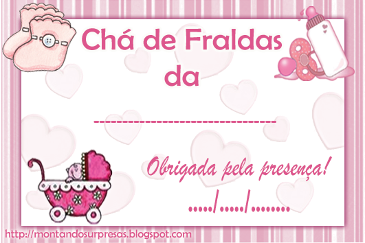 Cha De Fraldas Para Imprimir Imagui