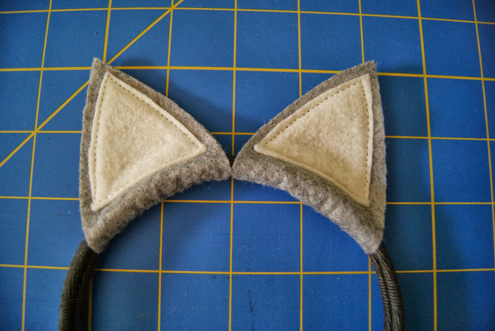nest full of eggs Felt Cat Ears Tutorial