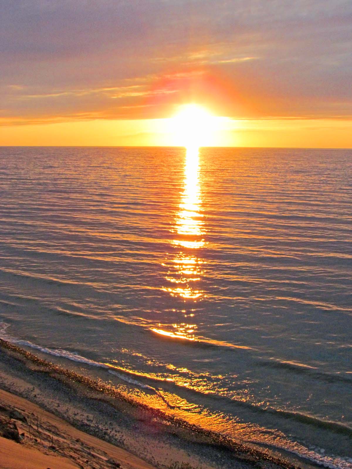 The Agatelady: Adventures and Events: Lake Superior Beach Sunset