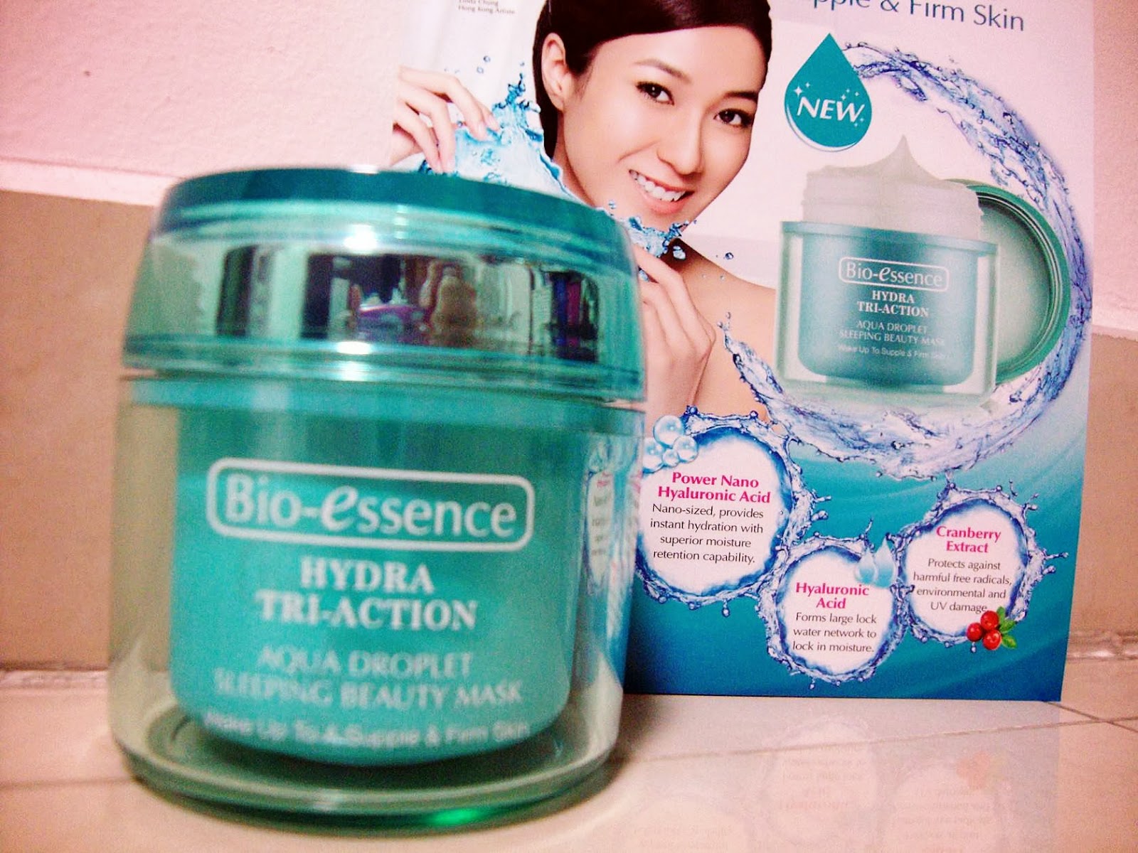 mshuiling Review Bioessence Aqua Droplet (sleeping beauty) Mask