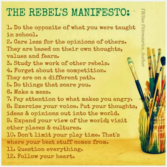 to White Rooster Studios Artist Manifestos… 29.1.2014