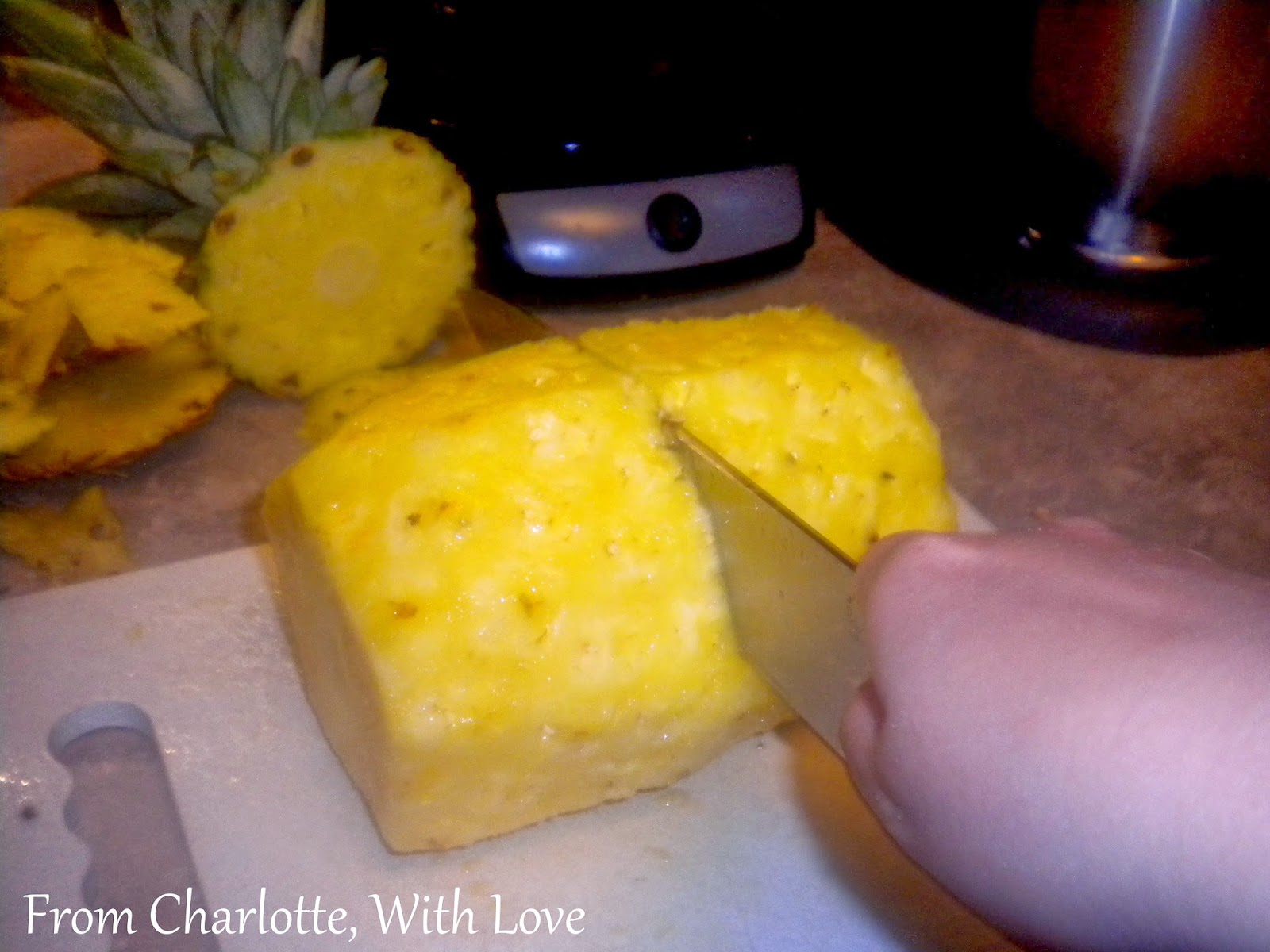 From Charlotte, With Love Tips & Tricks Cutting Pineapple