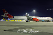 MAN 15th April 2013Virgin A340600 arrives for painting. (vgasaa)