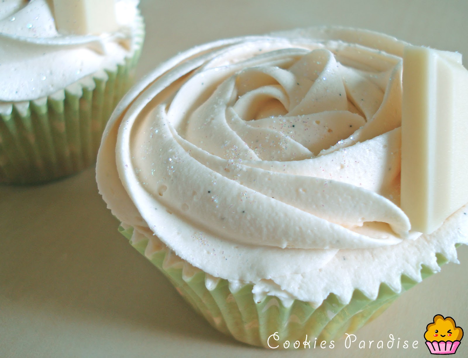 Cupcakes de chocolate blanco CookiesParadise's Blog