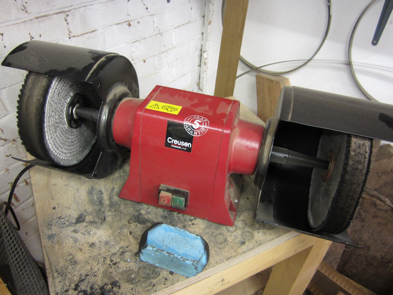 David Barron Furniture Making Brass Hammer Heads.