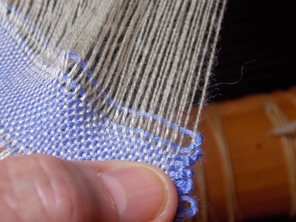 WEAVING FOR FUN Tying Onto The Old Warp