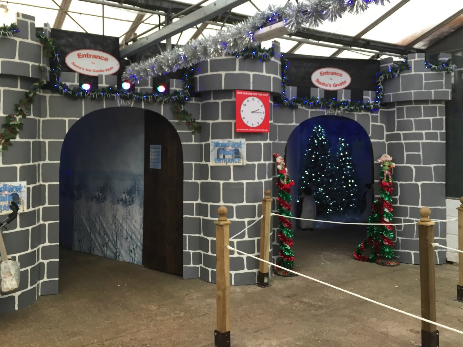 Santa's Woodland Walk at Keydell Nursery Tin Box Traveller