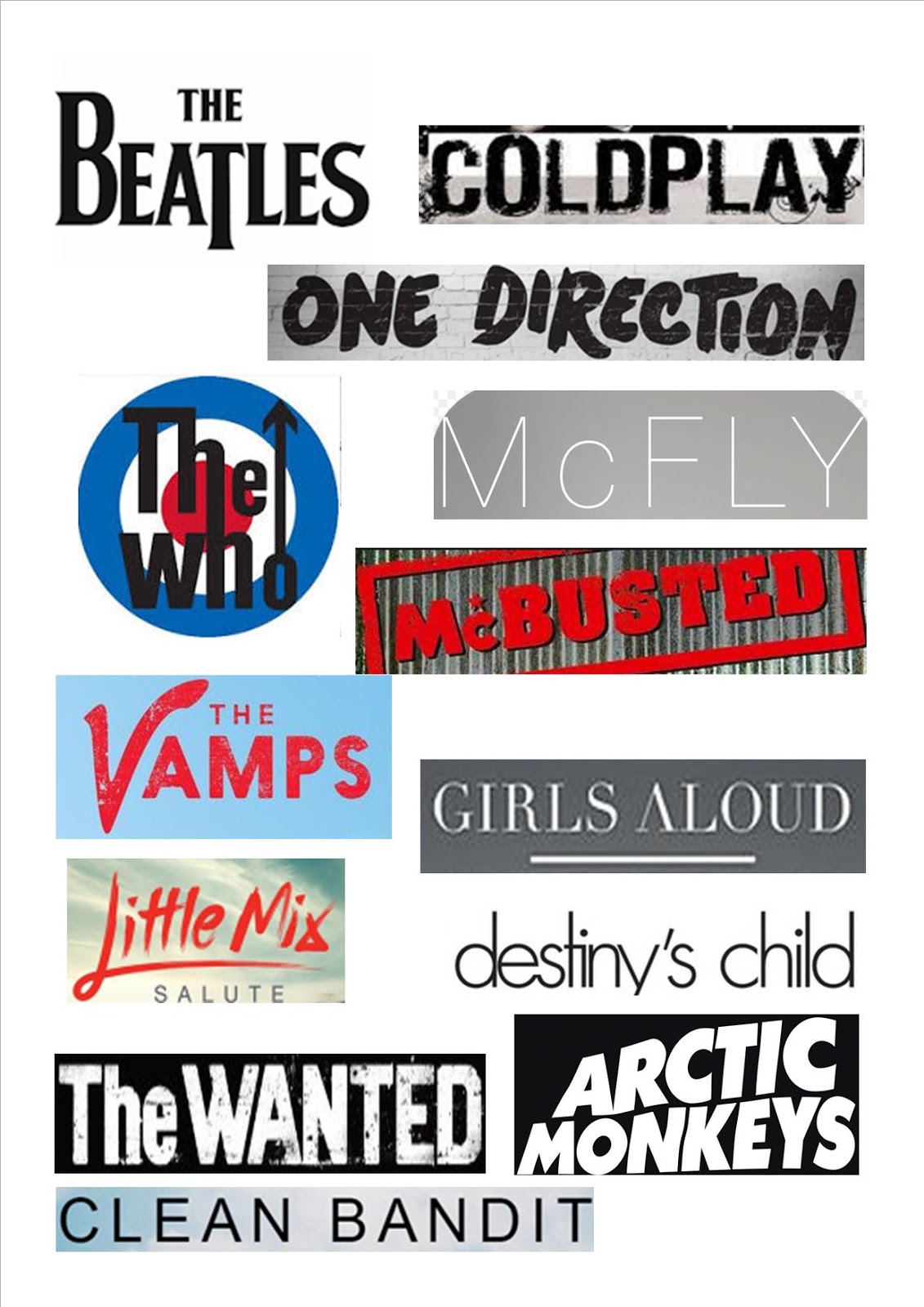 jourdansnoweasmedia Research into similar products Band names