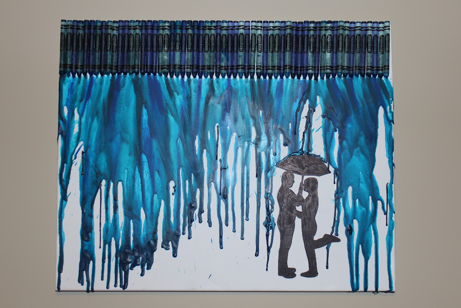 A Cord of Three Strands Melted Crayon Art