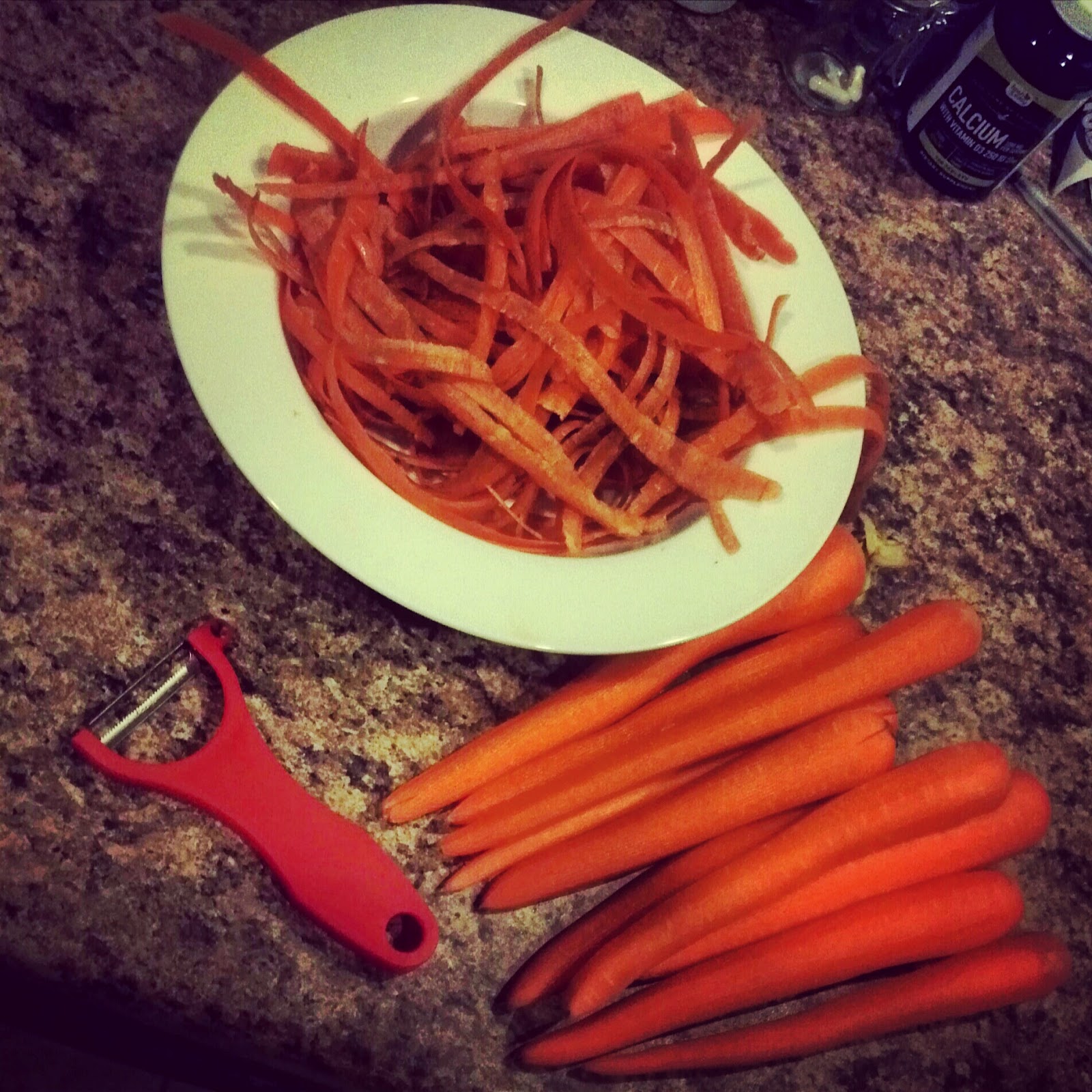 The Johnston's {home made baby food carrots}