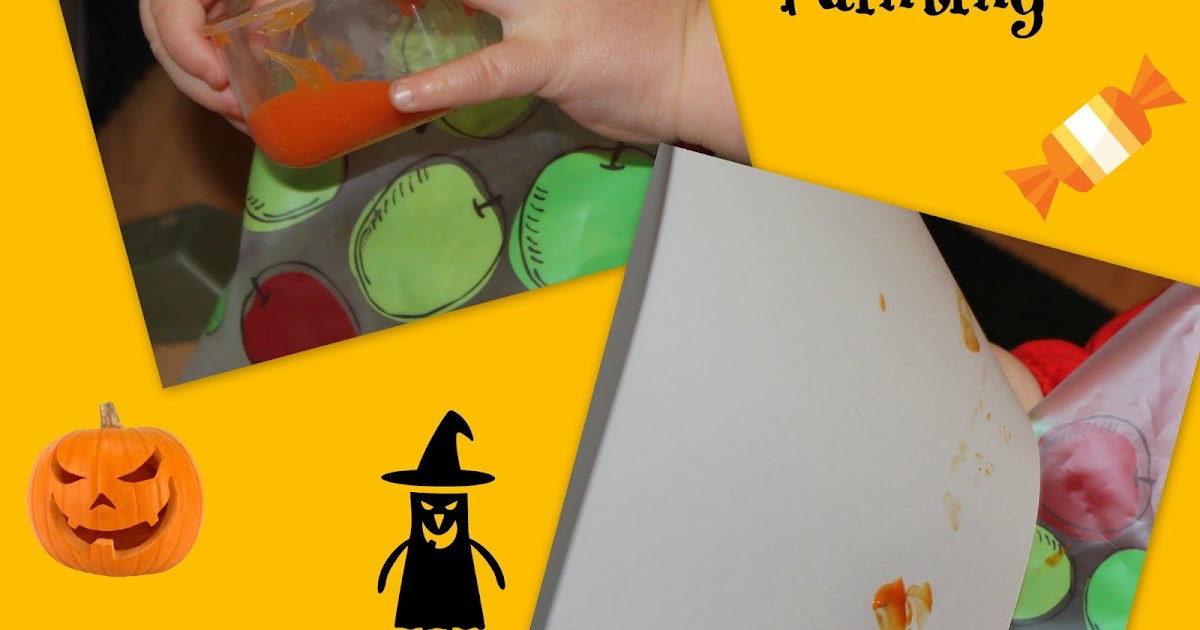 Halloween Finger Painting Play and Learn Every Day
