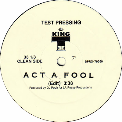 King Tee – Act A Fool (Test Pressing VLS) (1989) (320 kbps)