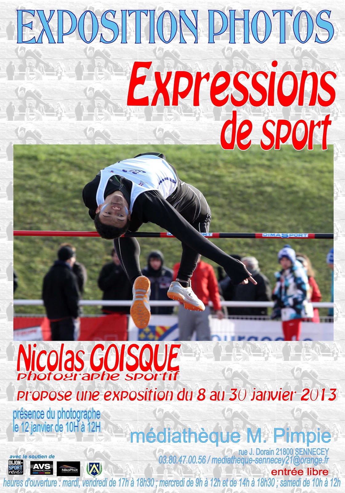 NikoPhot Exposition "expression de sports" je vous invite à Sennecey