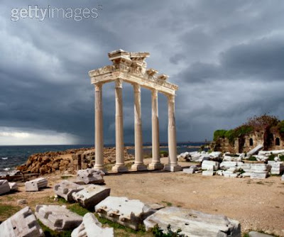 Impossible: Twisted Temple with Ominous Sky