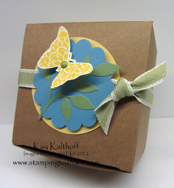 5/15 Stampin' Up! Decorated Kraft Boxes Stamping To Share