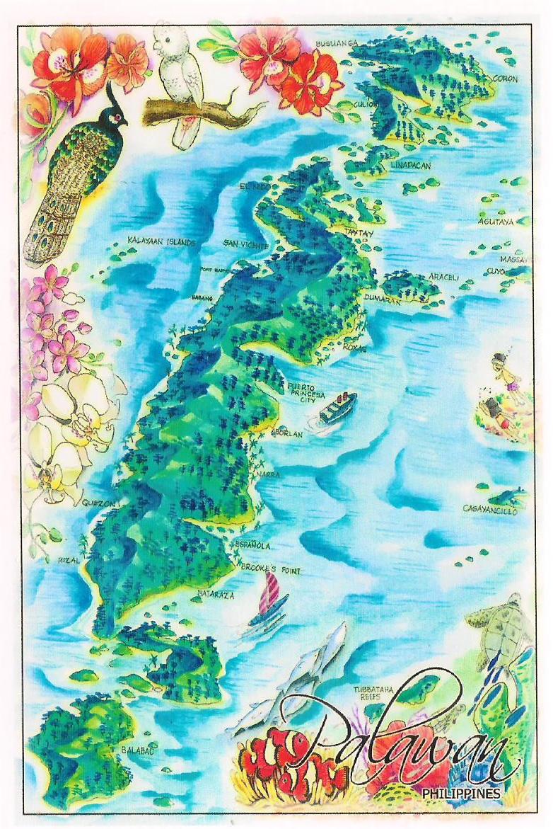 More POSTCARDS & STAMPS PHILIPPINES Palawan Postcards