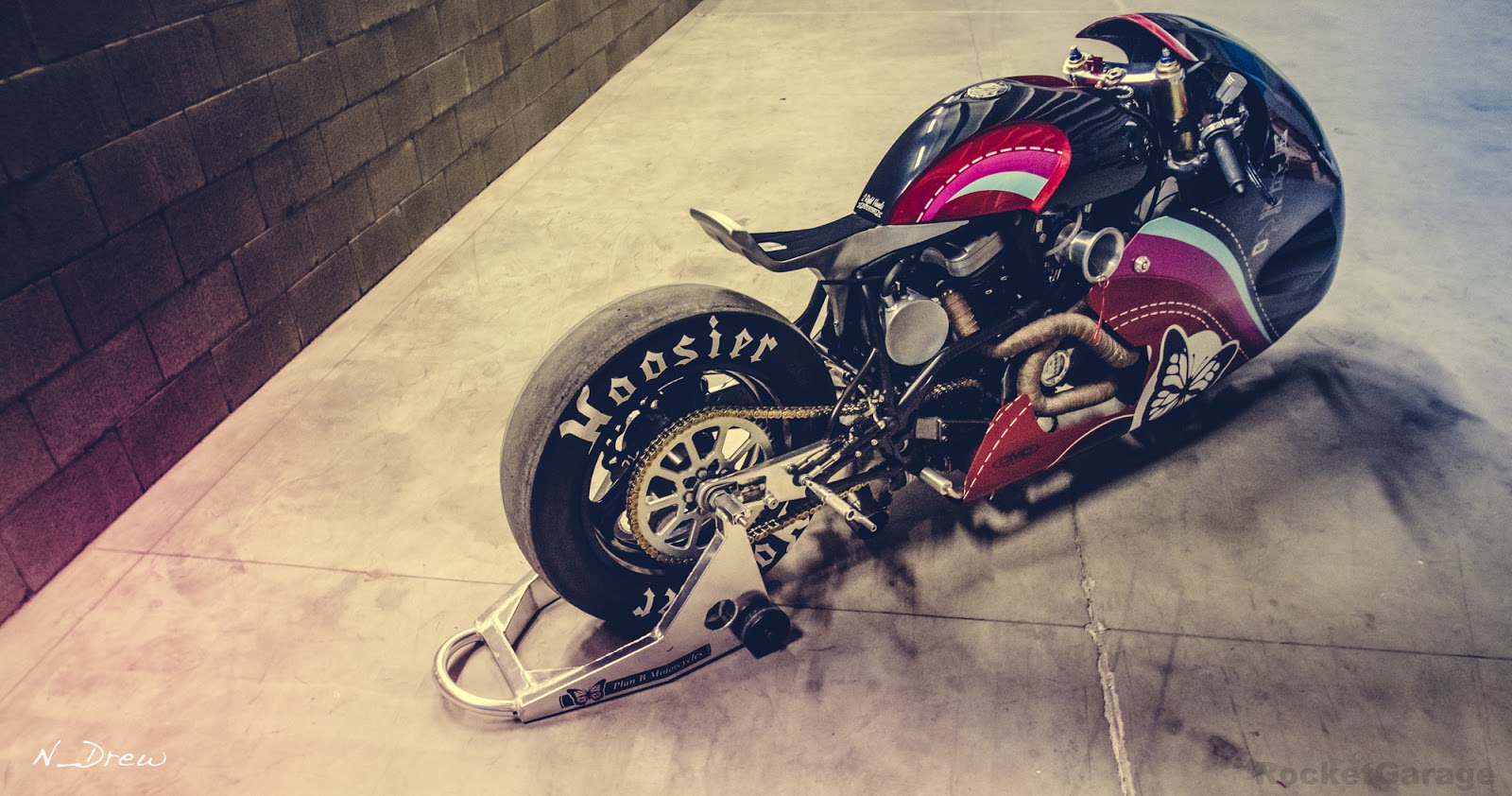 Mercenary garage: plan b motorcycles cherry salt