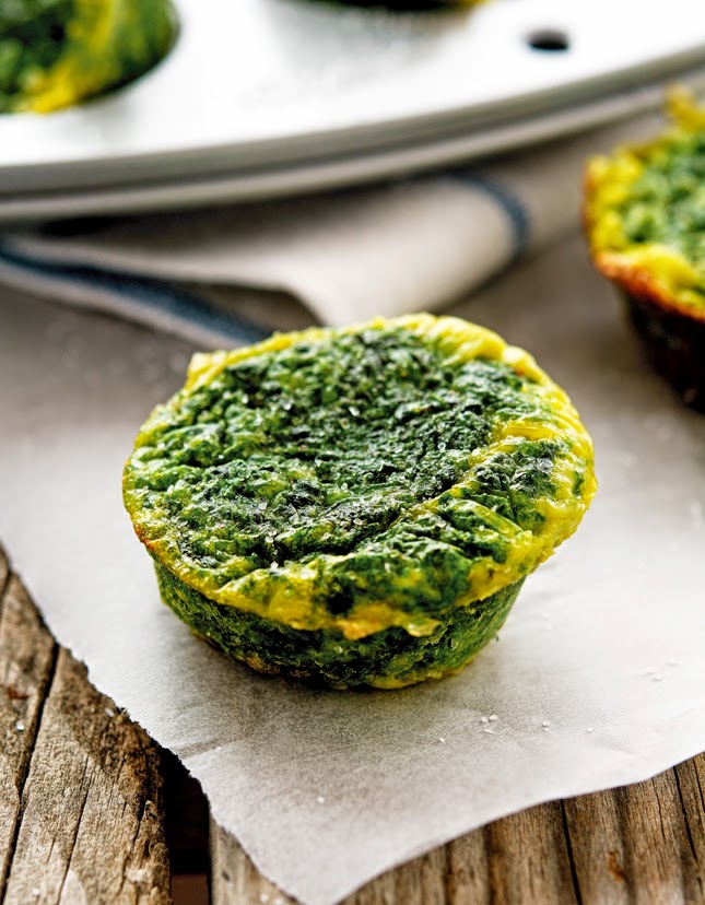 The Iron You Spinach and Cheddar Egg Muffins