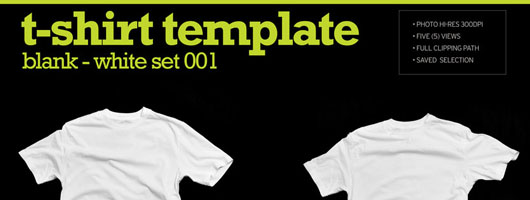 Blank White T-shirt Blank T-Shirt Mockup Templates
