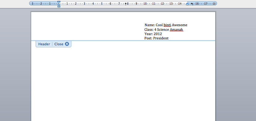 apa front page example