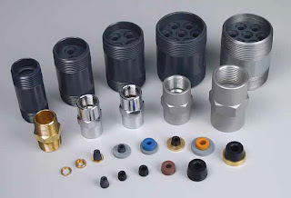 Some of the next-to-limitless flow controls and flow inserts that Res-Kem offers