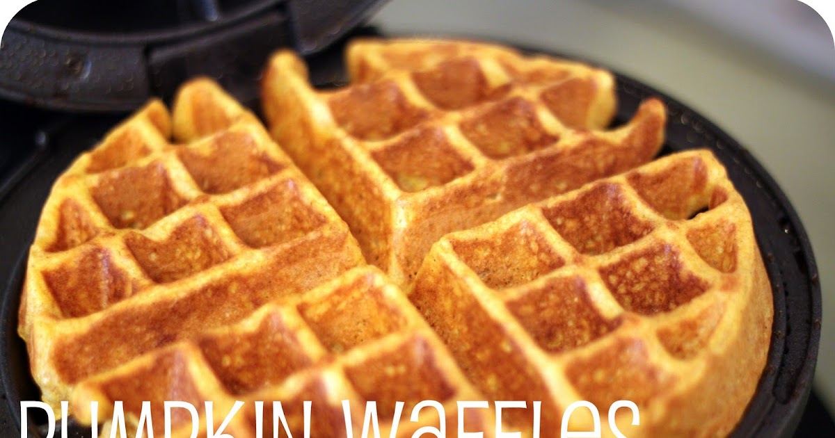 See Sarah Bake Pumpkin Waffles
