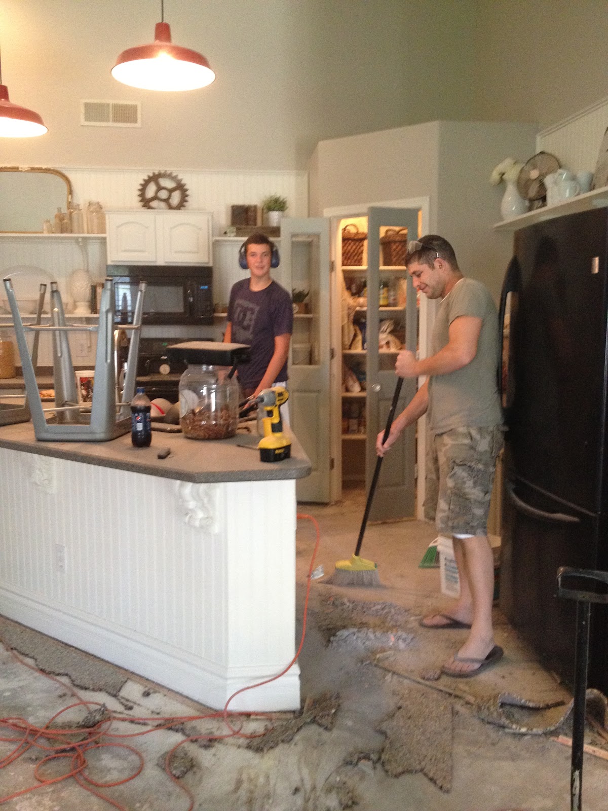 tile wood flooring removal september
