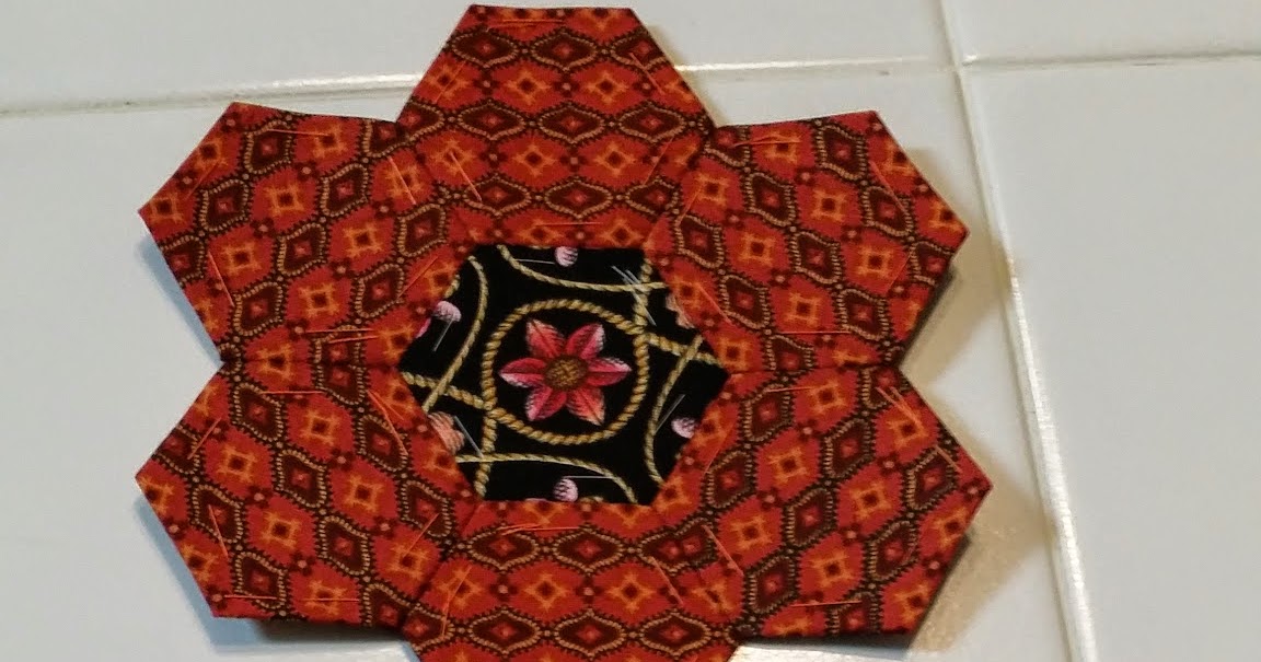 Ramblings of a quilter Hexagon Wall Hanging!
