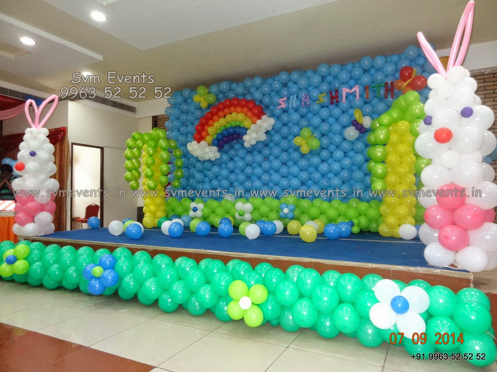 Svm Events Balloon Decorators Birthday Party Event Organizers In