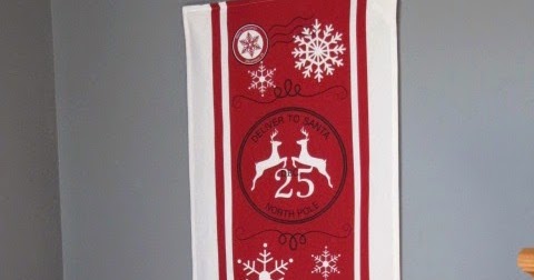 Sew Many Ways...: Kitchen Towel Wall Hanging...