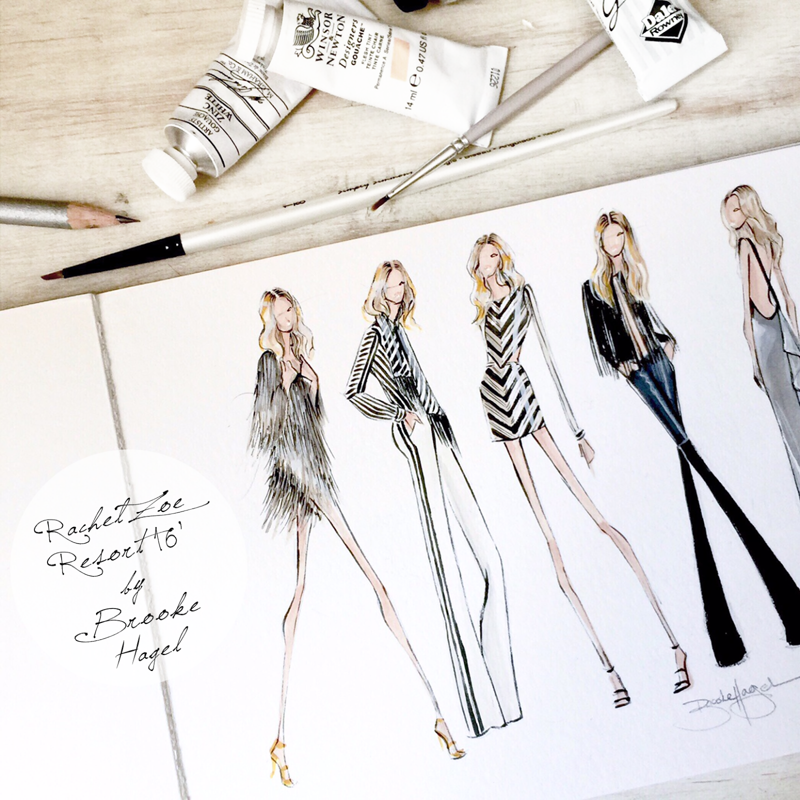 Fabulous Doodles Fashion Illustration blog by Brooke Hagel: Donna Karan