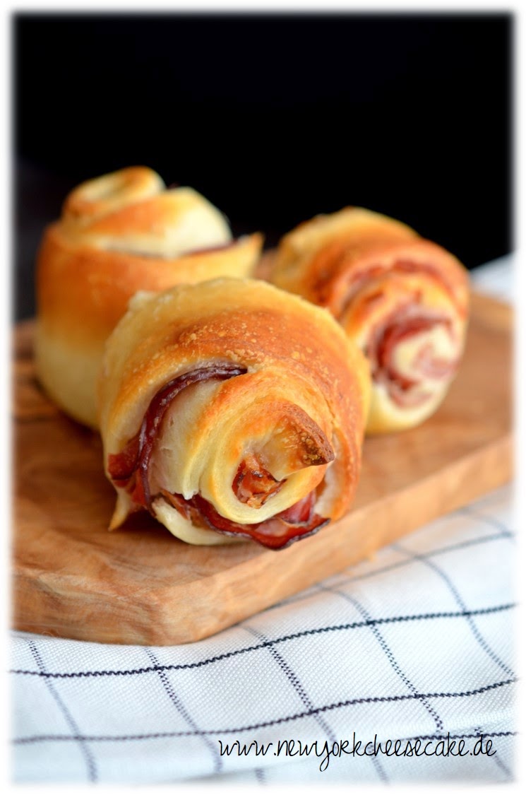 Schinkenschnecken Fingerfood, Partyfood, Häppchen, Snacks