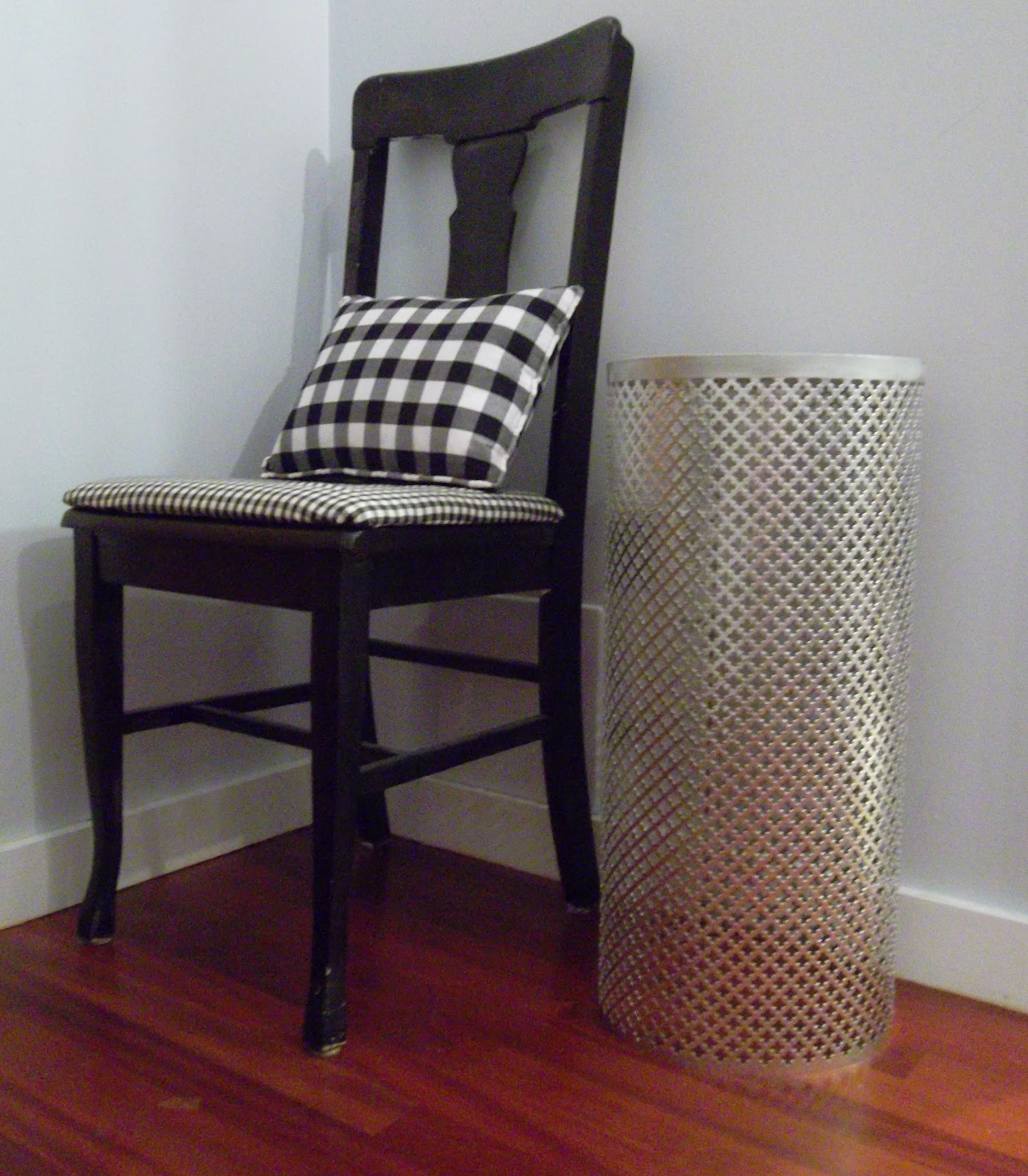 Quirks and Progress Pinterest Challenge DIY Metal Side Table