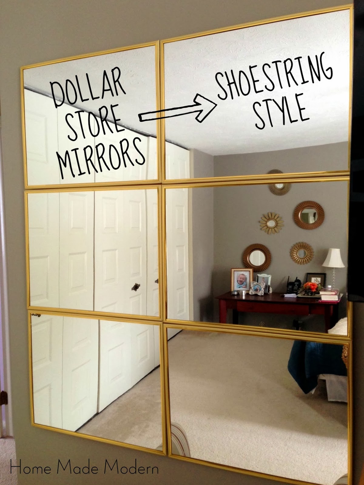 Home Made Modern Tightwad Tuesday 6 Mirror from the Dollar Store