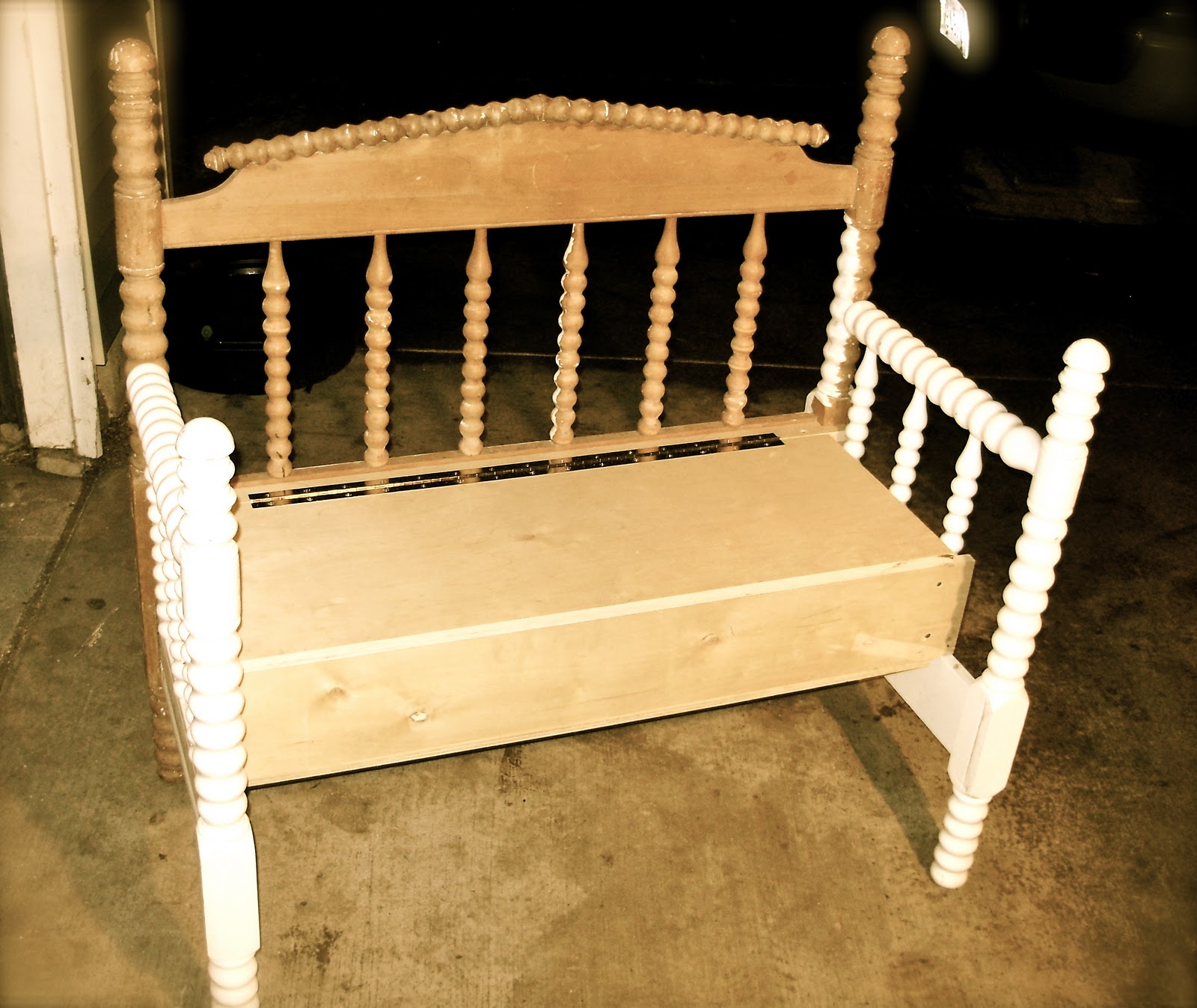 Here's to Handy Andy Headboard Bench