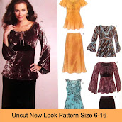 Uncut Pattern Misses Skirts and Tops Size 6-16 New Look Simplicity 6546