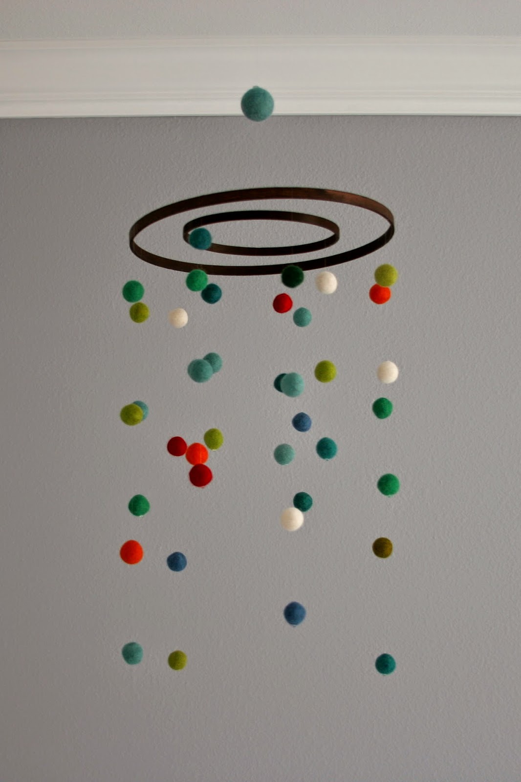 Without A Doubt DIY Felt Ball Mobile